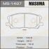 Колодка гальмівна передня Lexus RX 300, 330, 350 (04-08) MASUMA MS1497 (фото 1)