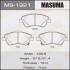 Колодка гальмівна передня Toyota Auris (08-11), Corolla (08-10) MASUMA MS1921 (фото 1)
