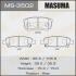 Колодка гальмівна задня Mitsubishi Lancer (03-07), Outlander (03-09) MASUMA MS3502 (фото 1)