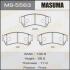Колодка тормозная передняя Mazda 6 (07-12) MASUMA MS5563 (фото 1)