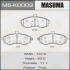 Колодки тормозные передн AN-8070WK, NP6013, P30020 (MSK0009) MASUMA