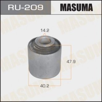 Сайлентблок заднього поздовжнього важеля Nissan Pathfinder (-05) MASUMA RU209 (фото 1)