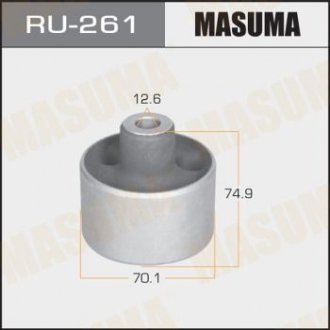 Сайлентблок заднього поздовжнього важеля Mitsubishi Carisma (-03), Colt (-03), Lancer (-03) MASUMA RU261 (фото 1)