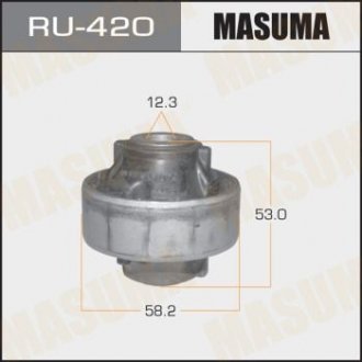 Сайлентблок переднього нижнього важеля задній Nissan Micra (02-10), Note (05-12), Tida (04-12) MASUMA RU420 (фото 1)