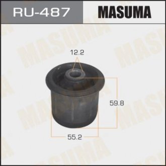 Сайлентблок кронштейна диференціалу заднього Nissan X-Trail (00-07) MASUMA RU487 (фото 1)