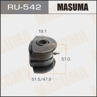 Сайлентблок переднього нижнього важеля задній Honda HR-V (02-06) MASUMA RU542 (фото 1)