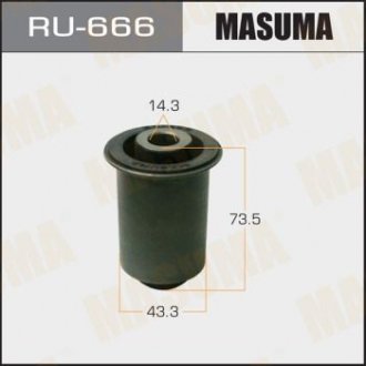Сайлентблок переднього нижнього важеля Nissan Navara, Pathfinder (05-) MASUMA RU666