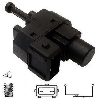 Вимикач світла гальма FORD COUGAR, FIESTA, FIESTA IV, FIESTA V, FIESTA/HATCHBACK, FIESTA/MINIVAN, FOCUS I, FOCUS I/KOMBI, FUSION, MONDEO I, MONDEO II, MONDEO III, TOURNEO CONNECT 01.93-12.13 MEAT&DORIA 35022