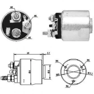 Соленоїд стартера HONDA ACCORD V, ACCORD VI 1.6-2.3 04.96-06.03 MEAT&DORIA 46063