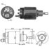 Соленоїд стартера LAND ROVER 110/127, DEFENDER, DISCOVERY I NISSAN SERENA, VANETTE, VANETTE CARGO 2.0D/2.3D/2.5D 09.86-02.16 MEAT&DORIA 46067 (фото 1)