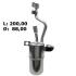 Осушувач кондиціонера FORD C-MAX, FOCUS C-MAX, FOCUS II 1.4-2.0 10.03-09.12 K132350