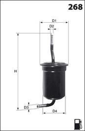 Топливный фильтр MECAFILTER ELE6032