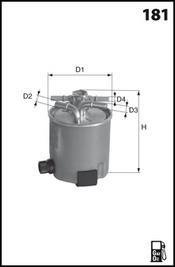 Автозапчасть MECAFILTER ELG5476