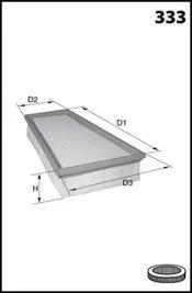 Воздушный фильтр MECAFILTER ELP9254