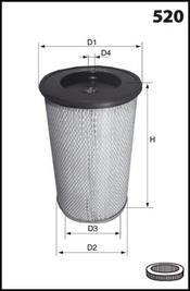 Фільтр повітряний MECAFILTER FA1371