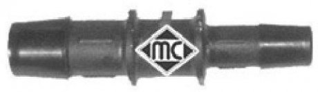 Універсальний пластиковий зєднувач шлангів 13mmX10mm (прямий) Metalcaucho 00048 (фото 1)