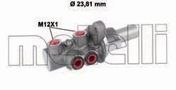 Циліндр гальмівний (головний) Metelli 050779