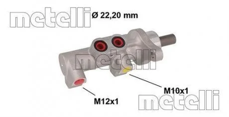 Головний гальмівний циліндр Metelli 05-0847
