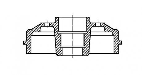 Гальмівний барабан Metelli 180150 (фото 1)