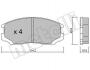 Комплект тормозных колодок, дисковый тормоз Metelli 22-0221-0 (фото 1)