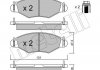 Комплект тормозных колодок, дисковый тормоз Metelli 22-0254-0 (фото 2)