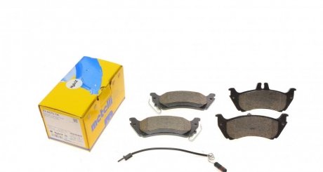 Комплект тормозных колодок, дисковый тормоз Metelli 22-0570-1K (фото 1)