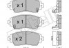 Комплект тормозных колодок, дисковый тормоз 2207500