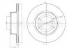 Тормозной диск Metelli 23-1064C (фото 1)