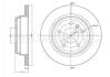 Тормозной диск Metelli 23-1453C (фото 1)