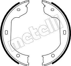 Комплект тормозных колодок, стояночная тормозная система Metelli 53-0019 (фото 1)