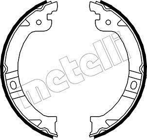 Комплект тормозных колодок, стояночная тормозная система Metelli 53-0027