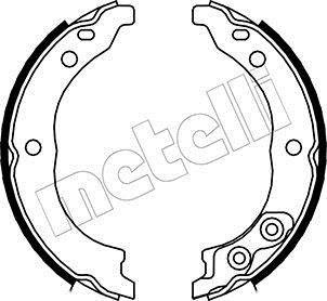 Комплект тормозных колодок, стояночная тормозная система Metelli 53-0089 (фото 1)