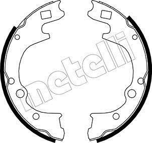 Комплект тормозных колодок Metelli 53-0221 (фото 1)
