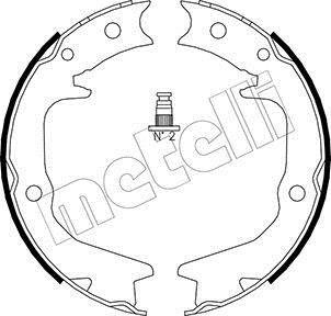 Комплект тормозных колодок, стояночная тормозная система Metelli 53-0265 (фото 1)