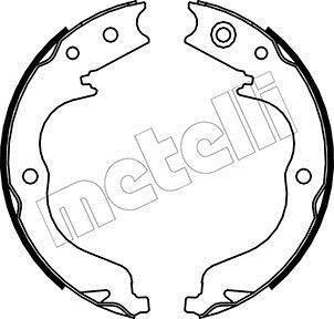 Комплект тормозных колодок, стояночная тормозная система Metelli 53-0268 (фото 1)