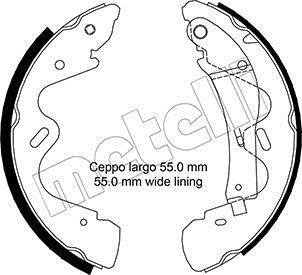 Комплект тормозных колодок Metelli 53-0291 (фото 1)