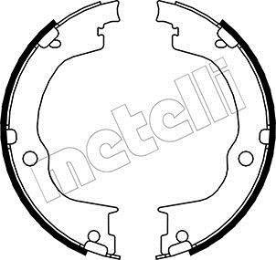 Комплект тормозных колодок, стояночная тормозная система Metelli 53-0317