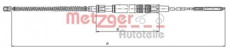 Трос ручного тормоза METZGER 107409 (фото 1)