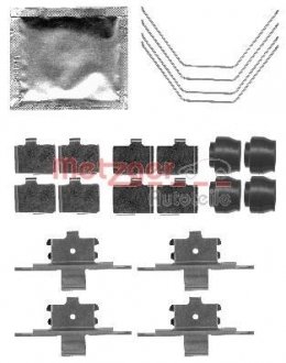 Комплектующие, колодки дискового тормоза METZGER 109-1791 (фото 1)
