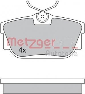 Колодки тормозные (задние) VW T4 92- (6980.13) METZGER 1170332