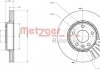 Диск гальмівний (передній) Renault Trafic II/Opel Vivaro 01- (305x28) METZGER 6110112 (фото 1)