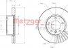 Диск тормозной (передний) BMW 3 (E90-93) 04-13/1 (E81-E87) 04-14 (300x24) (с покрытием) METZGER 6110166 (фото 1)