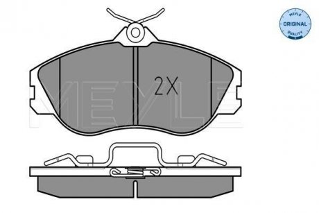 Комплект тормозных колодок, дисковый тормоз MEYLE 0252113819W (фото 1)