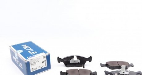 Комплект тормозных колодок, дисковый тормоз MEYLE 0252197617W (фото 1)