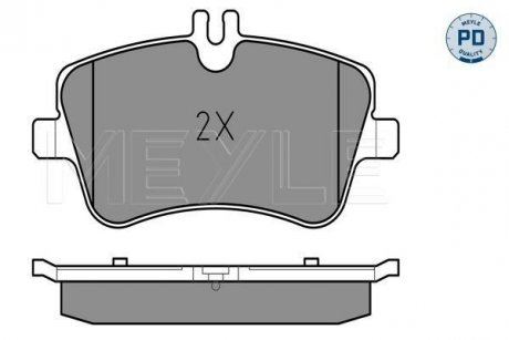 Колодки гальмівні DB P. W203 C180-220 2000- MEYLE 0252314419PD