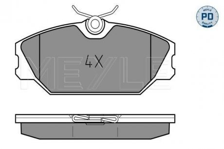 Колодки гальмівні RENAULT P. MEGANE/LAGUNA/SCENIC 96-03 MEYLE 0252317218PD