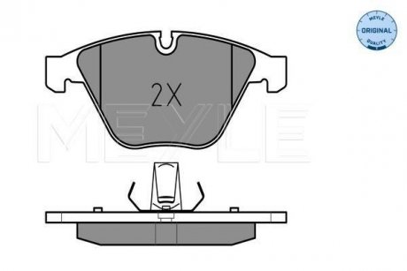 Колодки тормозные BMW P. E90/E91 325-335 07- MEYLE 0252416120 (фото 1)