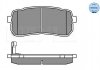 Комплект тормозных колодок, дисковый тормоз MEYLE 0252455915W (фото 2)