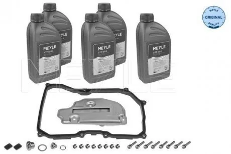 Гідравлічний фільтр коробки передач, з маслом (09G 09M AQ250 TF-60SN) AUDI A3, TT SEAT ALTEA, CORDOBA, IBIZA III, TOLEDO III, TOLEDO IV SKODA FABIA II, OCTAVIA II, RAPID 1.0-3.2 01.98-05.22 MEYLE 1001350100 (фото 1)
