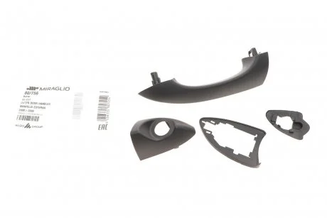 Ручка дверей передн (зовнішн) BMW X5 E53 05.00-12.06 MIRAGLIO 80756